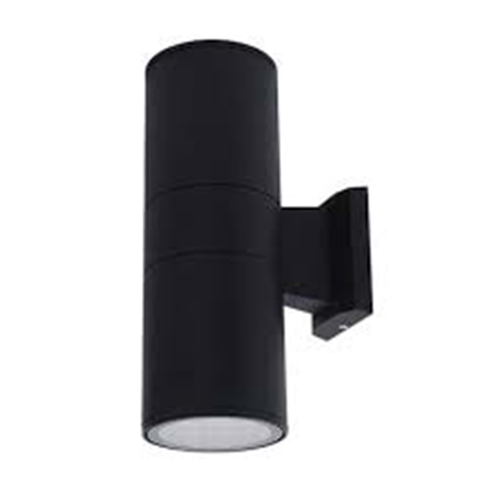 HOROZ 2X11W E27 SİYAH BAHÇE ARMATÜRÜ MANOLYA 3 075 008 0003