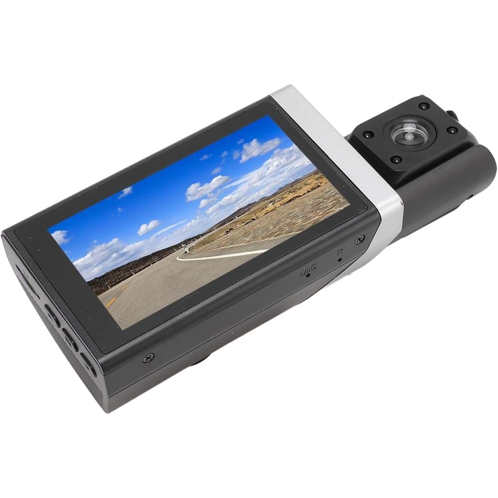 3 KAMERALI 1080P FULL HD ARAÇ KAMERASI 128 GB HAFIZA KARTI DESTEKLİ