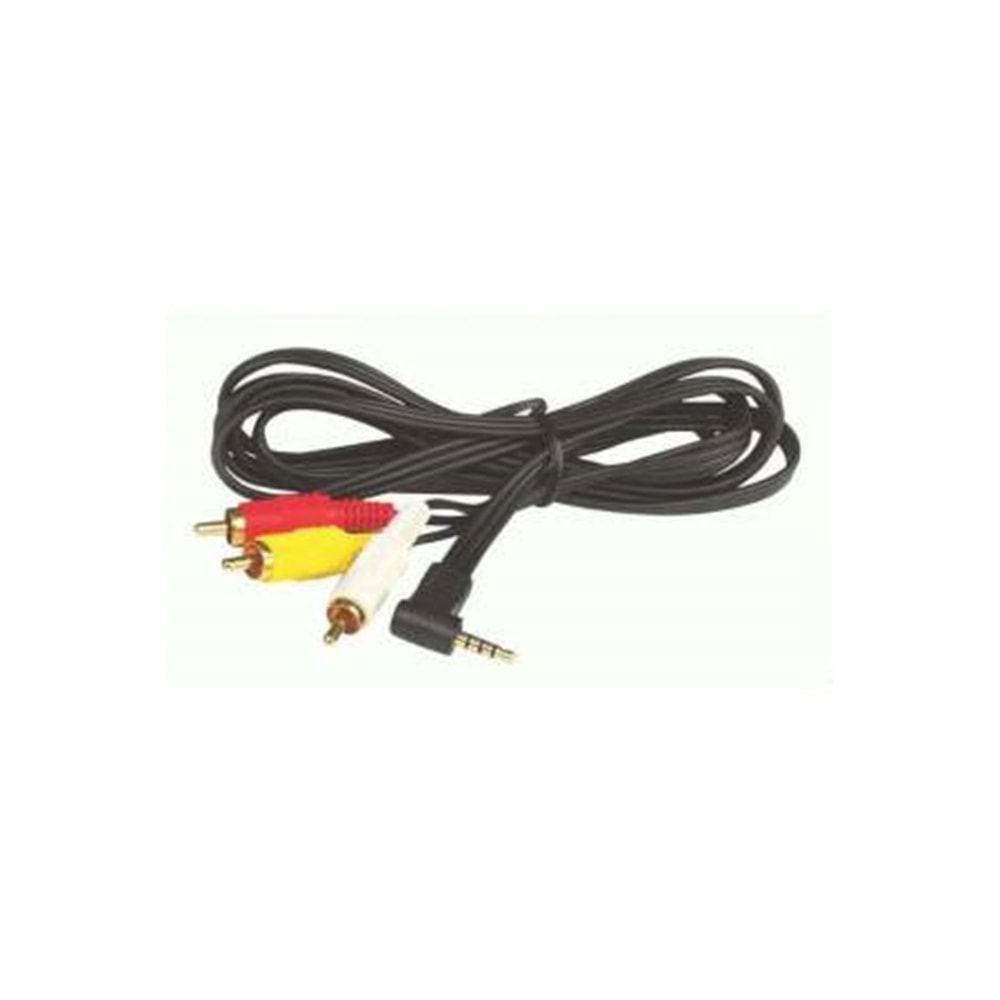 3RCA 3,5MM STEREO 1,5MT KABLO