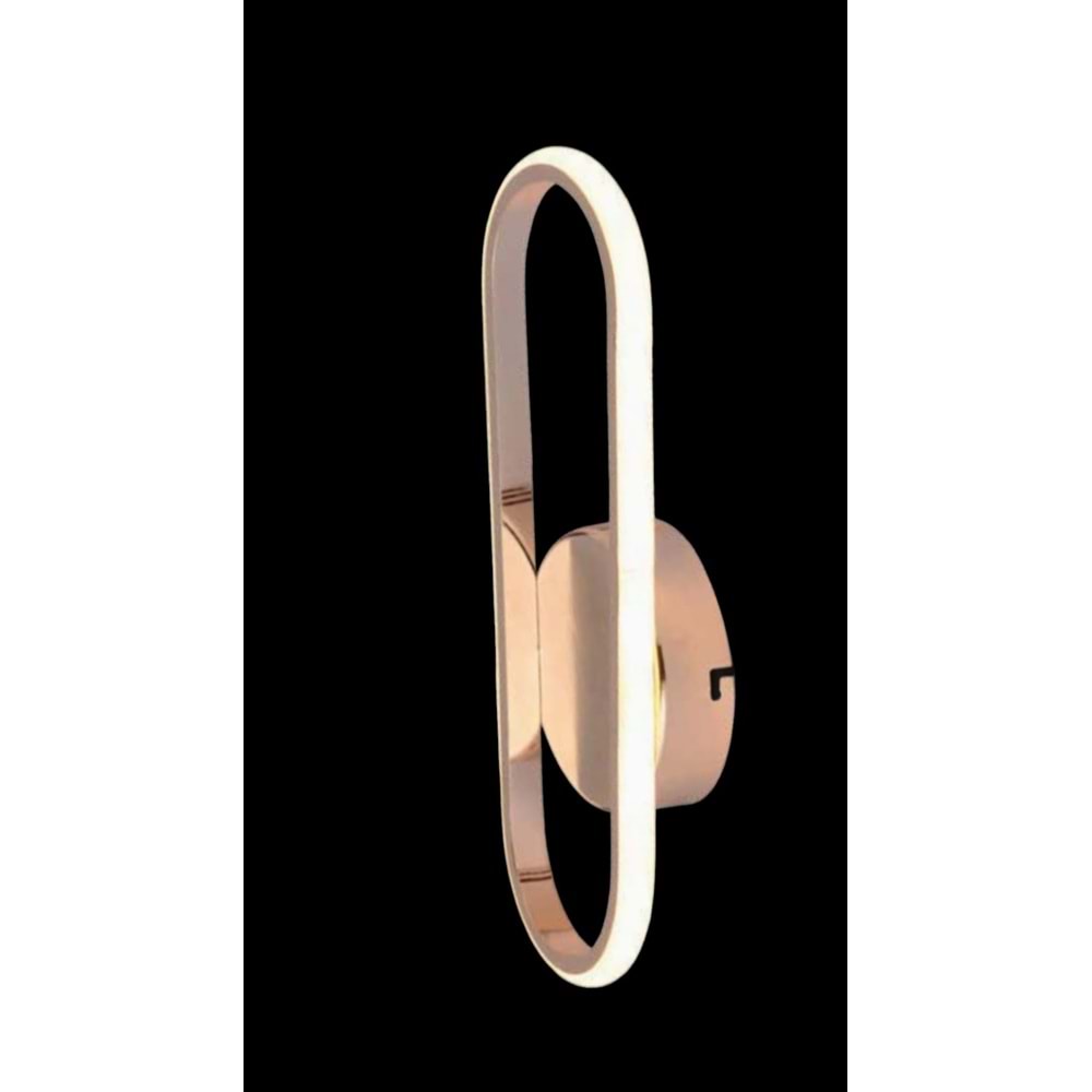 ACR-AP-02-FGD 25W 3 RENKLİ GOLD KAPLAMA DEKORATİF DUVAR APLİK