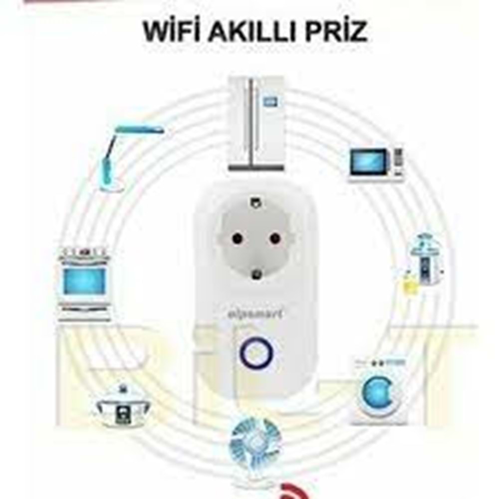 ALPSMART AS810-EU Wİ-Fİ AKILLI PRİZ