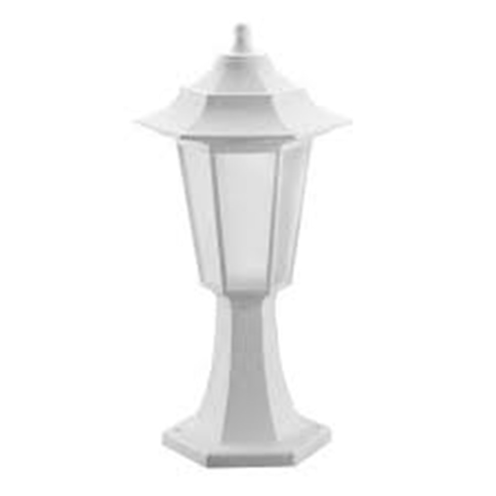 HOROZ BEGONYA-1 BEYAZ KASA BAHÇE ARMATÜRÜ E27 400 020 116