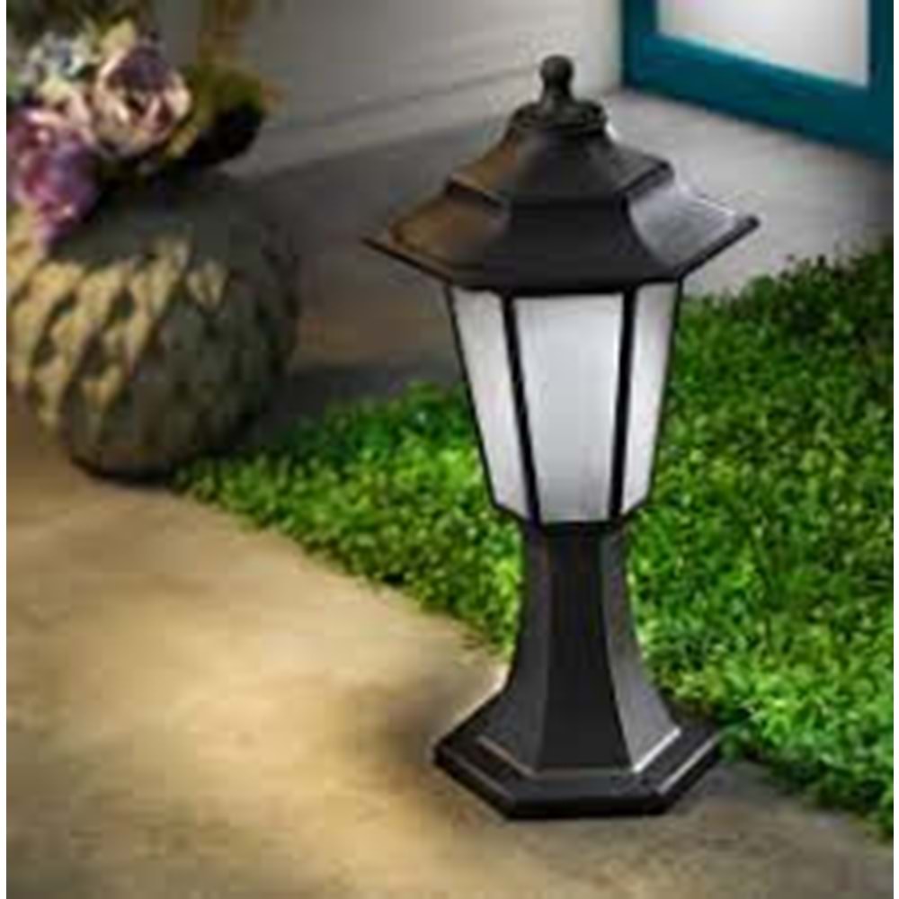 HOROZ 40W BEGONYA-1 SİYAH KASA BAHÇE ARMATÜRÜ E27 400 010 116