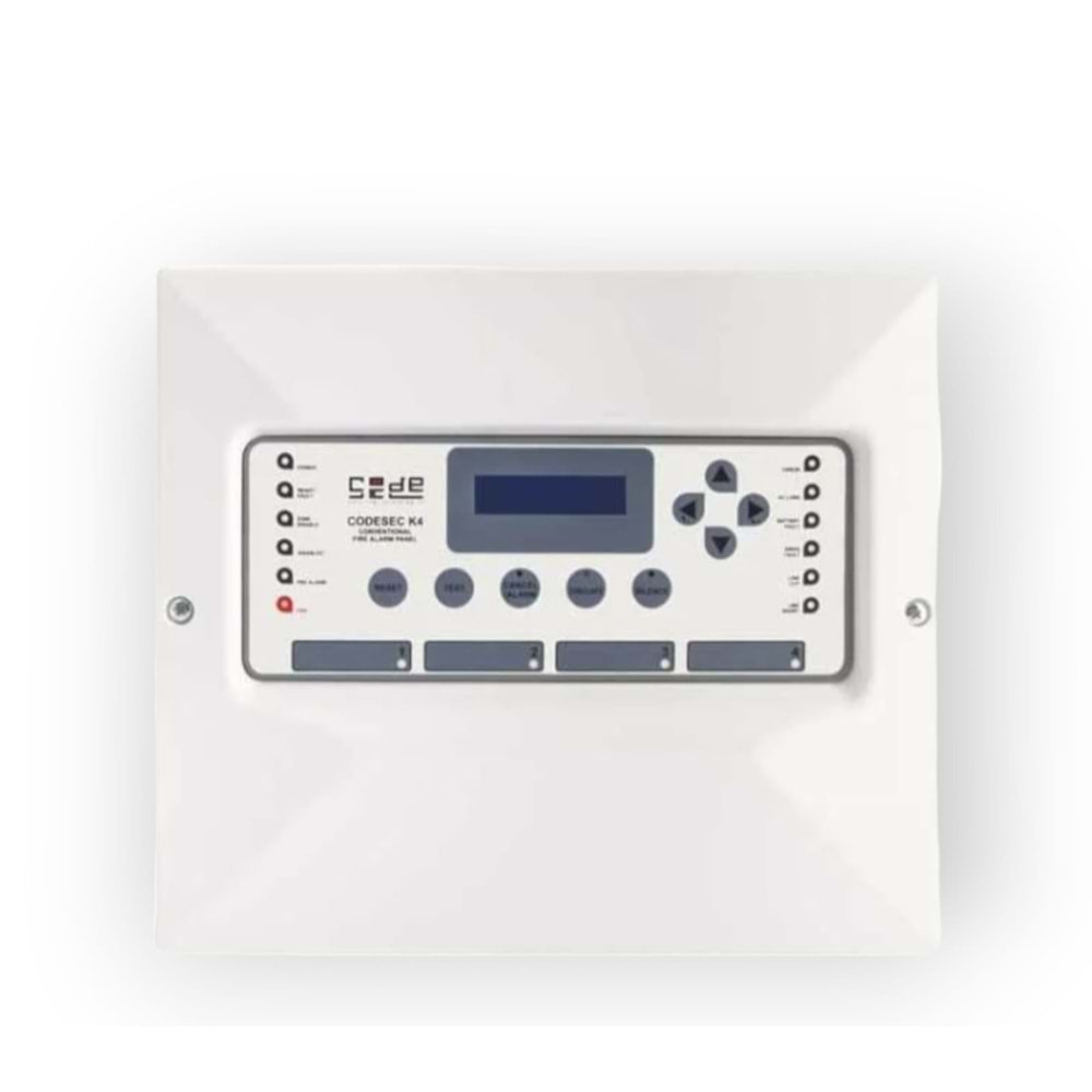 CODESEC K4 KONVANSİYONEL YANGIN İHBAR PANELİ