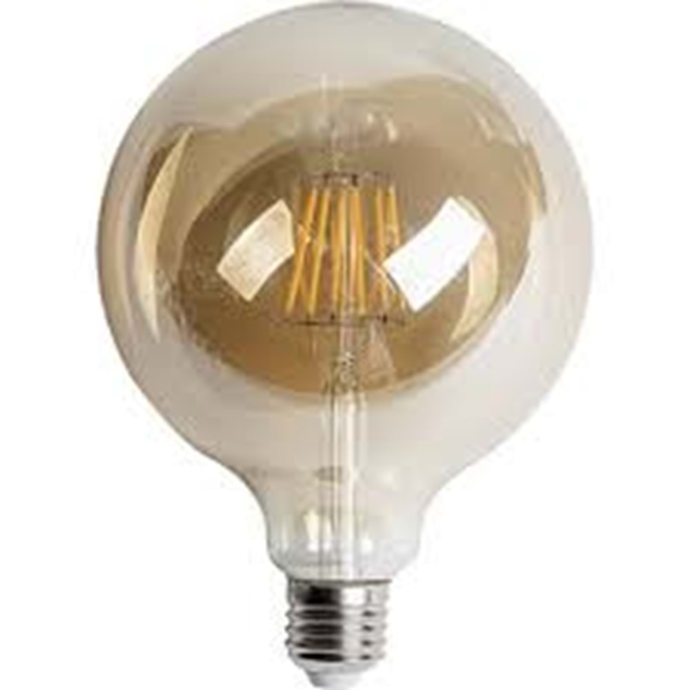 CATA 6W RUSTİK LED AMPUL 2700K E27 G125 GLOP UZUN FLAMENT CT-4287
