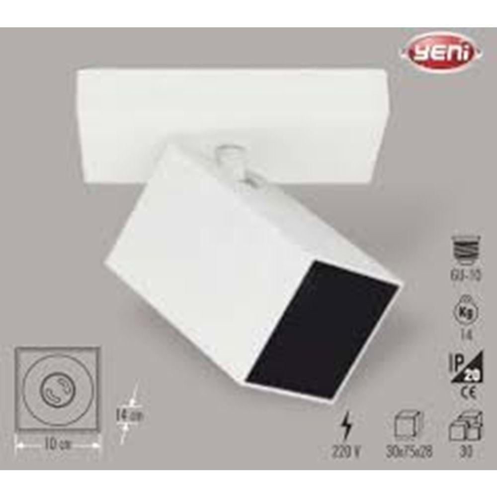 CATA TAVAN ARMATÜR LİDYA GU10 DUYLU CT-5427