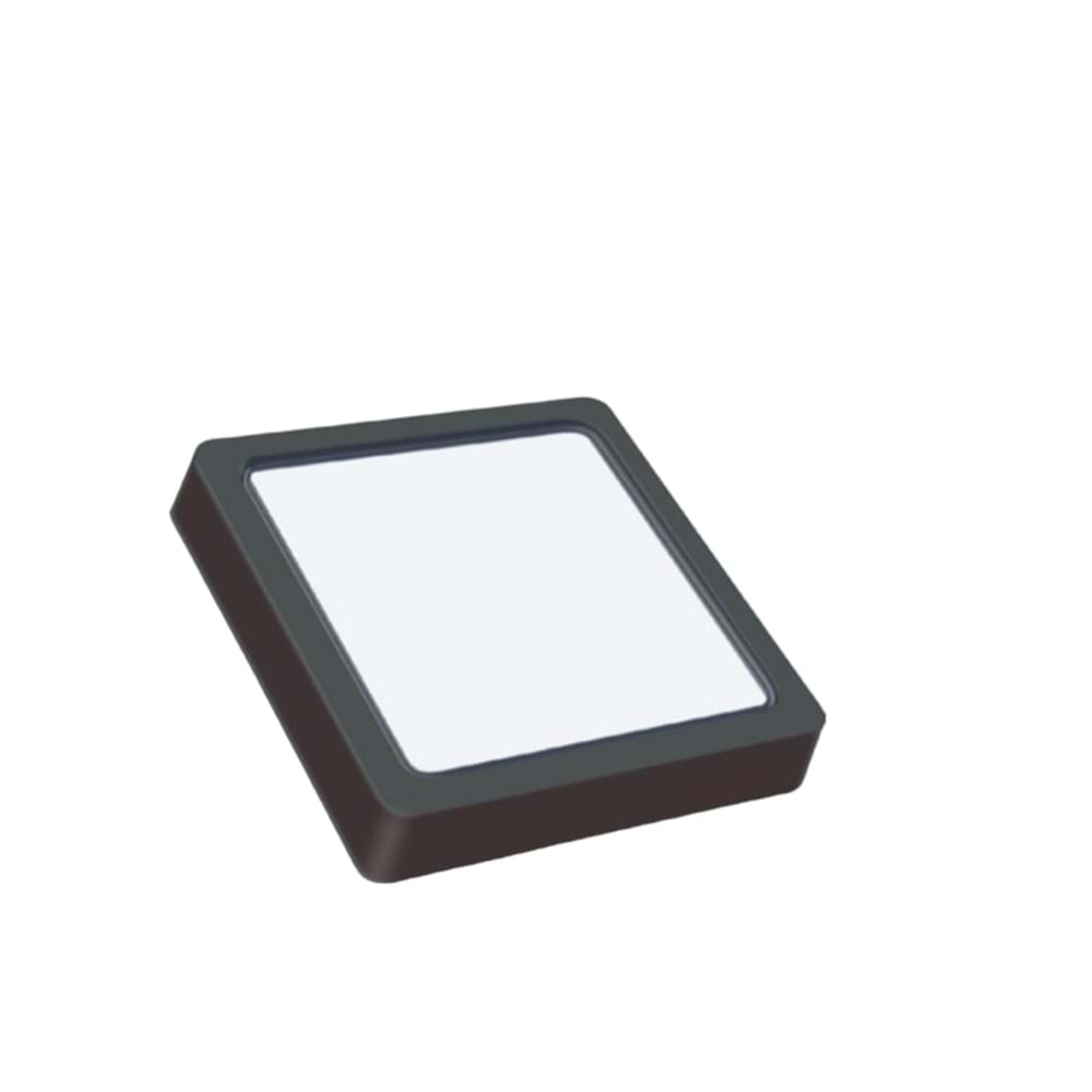 EDSON ED-1132 4000K 24W SIVA ÜSTÜ SMD LED ARMATÜR KARE/SİYAH