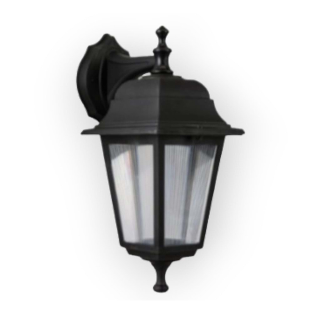 EDSON ED-8315 SİYAH KARE BAHÇE ARMATÜR-DUVAR