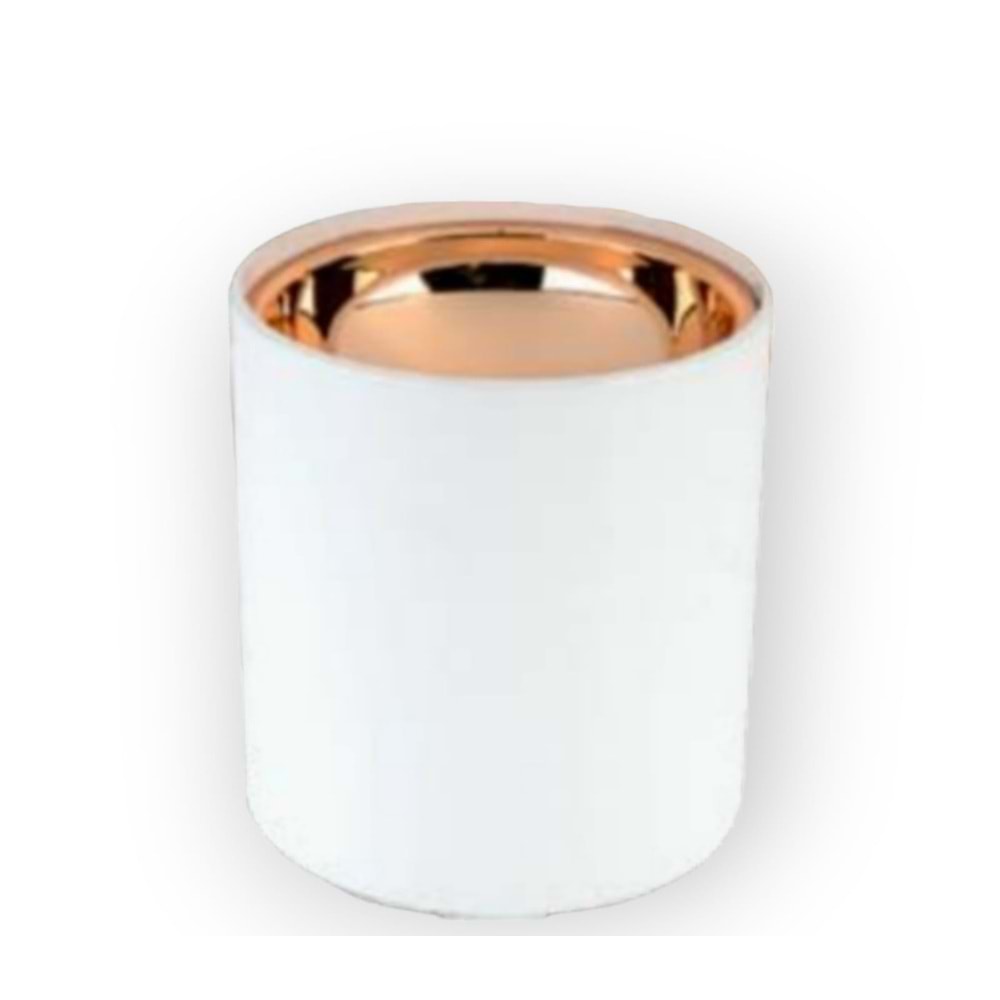 HELIOS HS 1610 YUVARLAK DEKORATİF KASA-ARYA BEYAZ KASA GOLD
