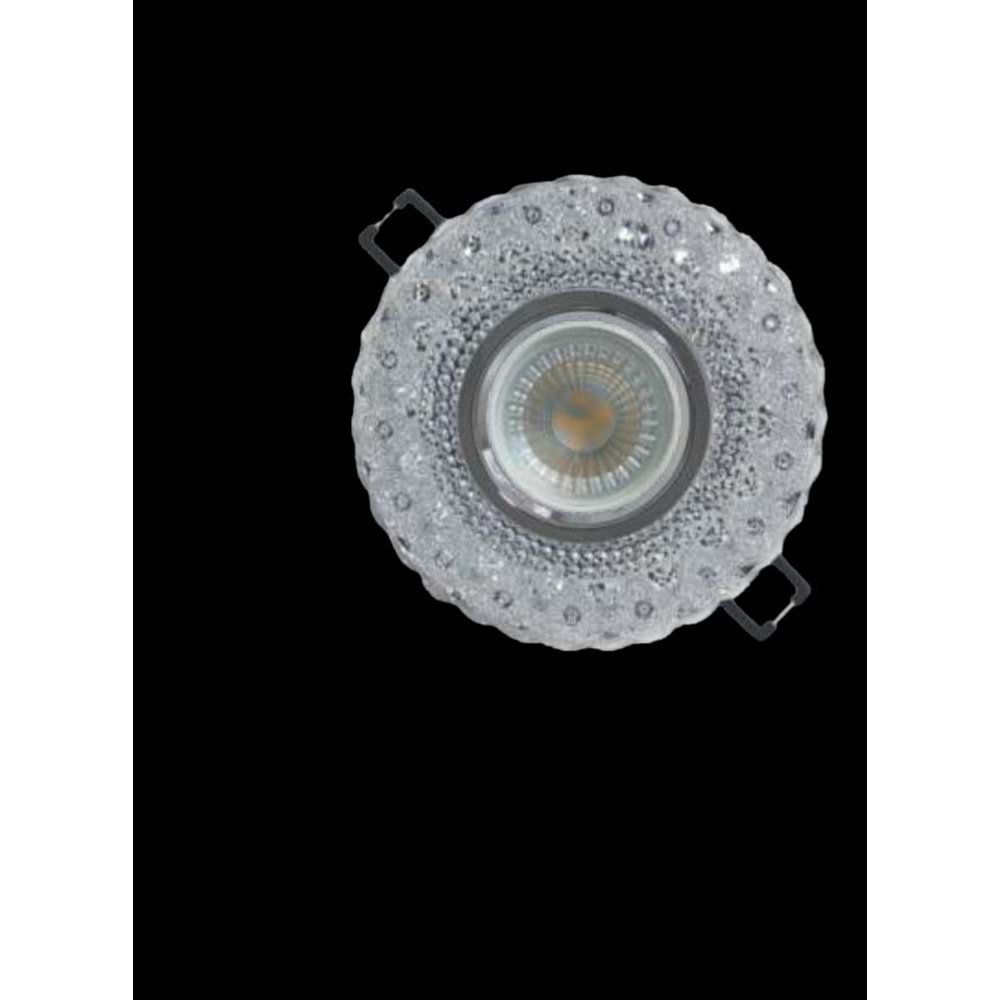 HELIOS HS 1857 4000K LEDLİ CAM SPOT KASA-NERGİS