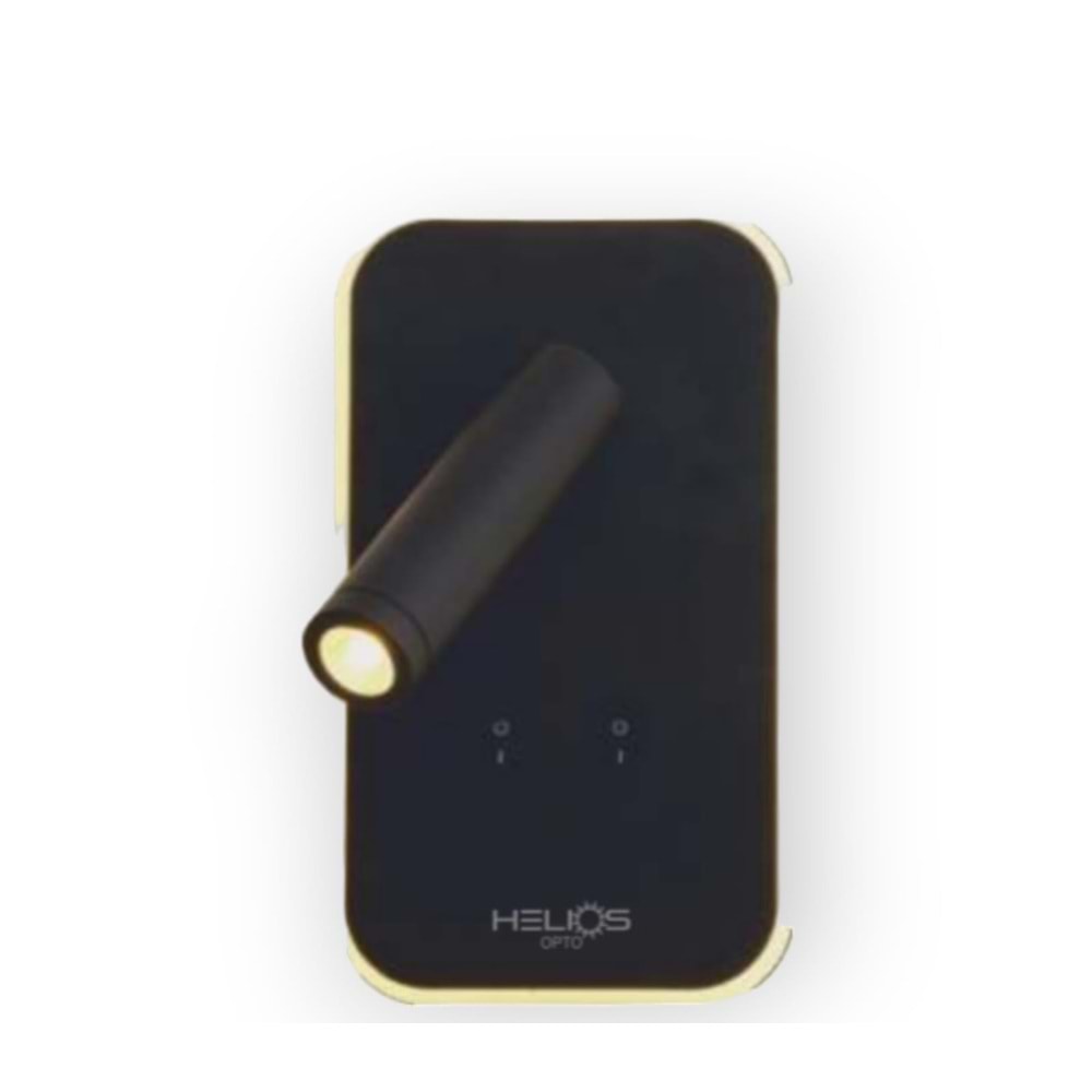 HELIOS HS 5823 15W 4000K SİYAH KASA LED DUVAR AYDINLATMA