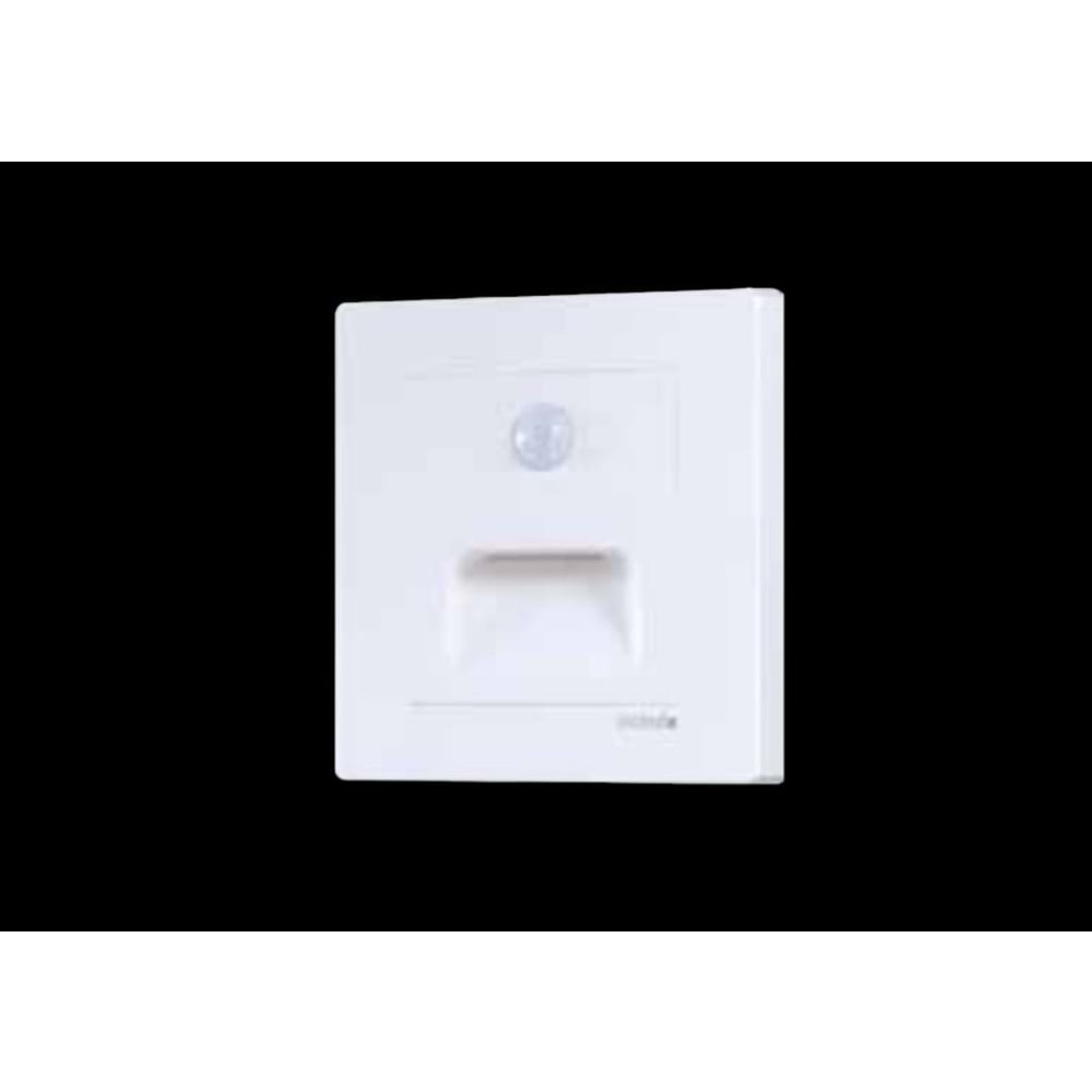 INOLED 6101-02 1W 3000K SENSÖRLÜ KARE BEYAZ KORİDOR ARMATÜR