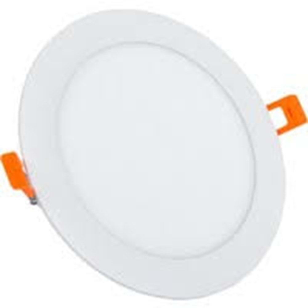 ISRA SIVA ALTI YUVARLAK SLIM LED PANEL SR-1018 18W 1620LÜMEN 6500K BEYAZ IŞIK