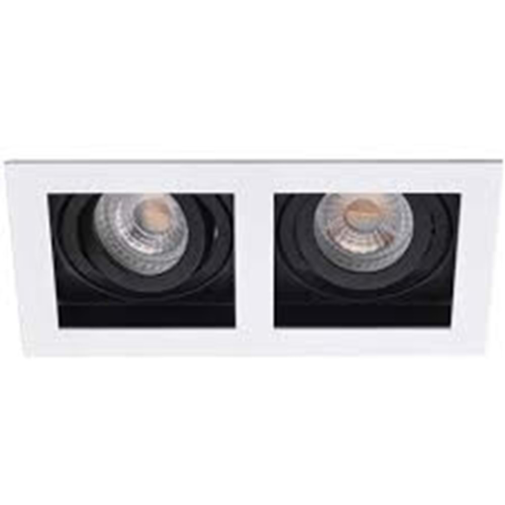 JUPİTER JH640 2 Lİ HAREKETLİ SPOT GU5.3 BEYAZ SIVA ALTI ( AMPUL DAHİL DEĞİLDİR)