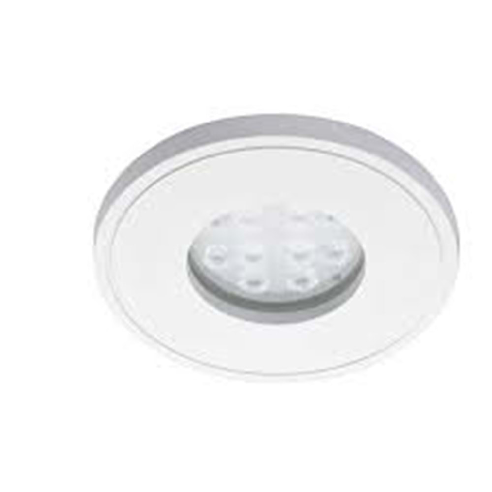 JUPİTER JH680 CAMLI BANYO SPOT BEYAZ KASA (AMPUL DAHİL DEĞİLDİR