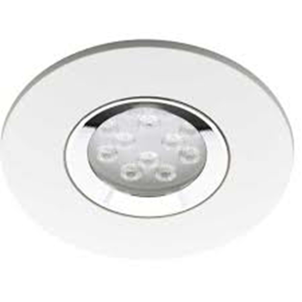 JUPİTER JH696 SABİT SPOT BEYAZ amp; KROM KASA SIVA ALTI ( AMPUL DAHİL DEĞİLDİR)