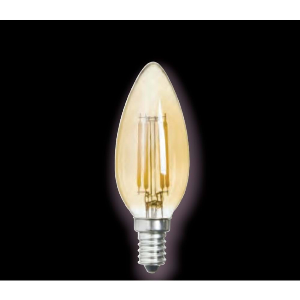 KENDAL KES601 4W 2700K E14 DUYLU LED FLAMANLI BUJİ AMPUL