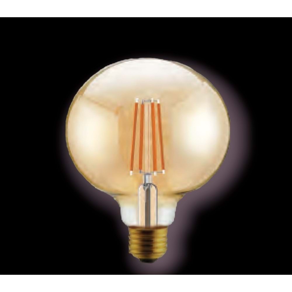 KENDAL KES607 8W 2700K E27 DUY LED FLAMANLI AMPUL(G125)