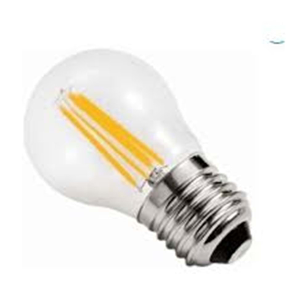 KES497 4W 440LM E27DUY LED FLAMANLI AMPUL(G45) 2700K