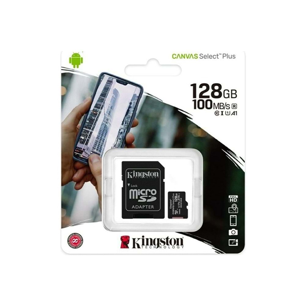 KİNGSTON 128GB CANVAS MİCRO SD CARD SDCS2/128GB