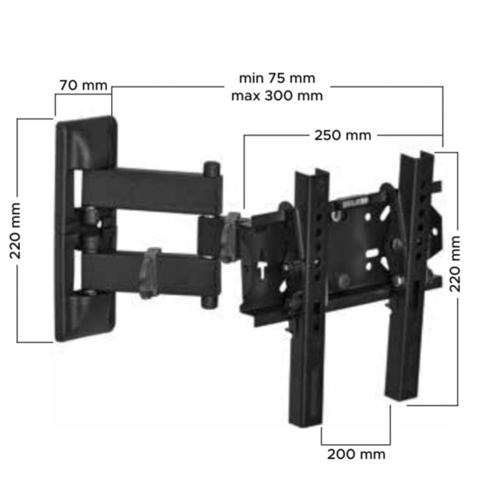 LED 404 M 22''-42'' LCD/LED TV ASKI APARATI(HAREKETLİ)
