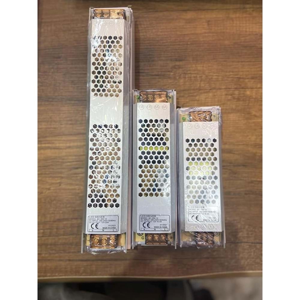 LED DRIVER ULTRA SLIM ŞERİT LED TRAFOSU 16A