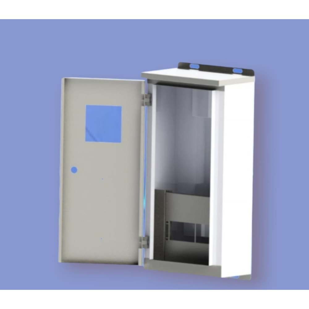 MST TSYCTRIEPSU502512.M ESTB5 TEK SAYAÇLI TRİFAZE ELEKTRİK PANOSU S.Ü 500X250X120 R7035