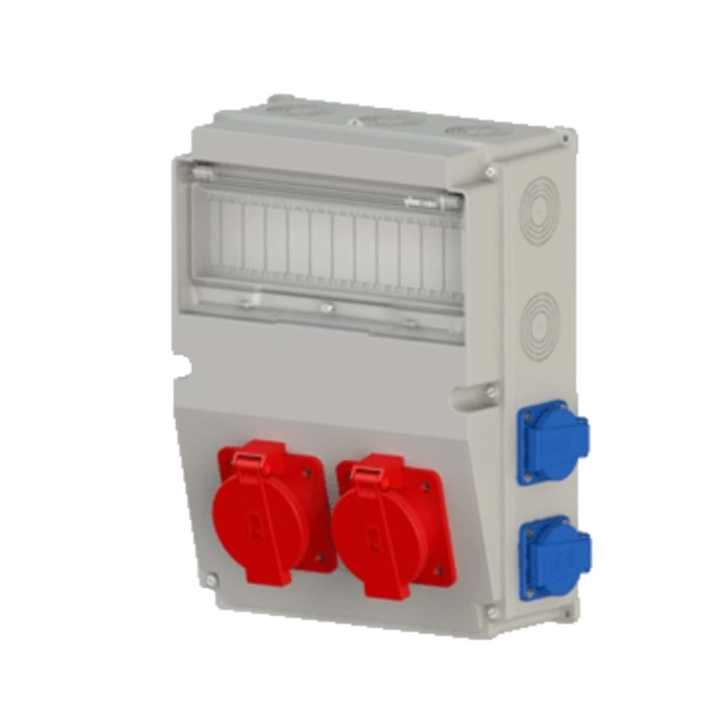 NE-AD 5003 3X25 A 2 ADET ÖN+1X16 A 4 ADET YAN KOMBİNASYON KUTUSU