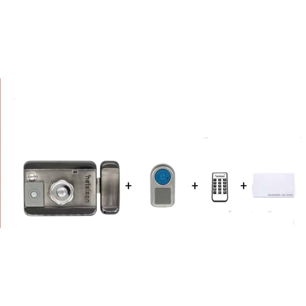 NETELSAN M.U.AKK.00019 SENSÖRLÜ ELEKTROMEKANİK AKILLI KİLİT(SİLVER)