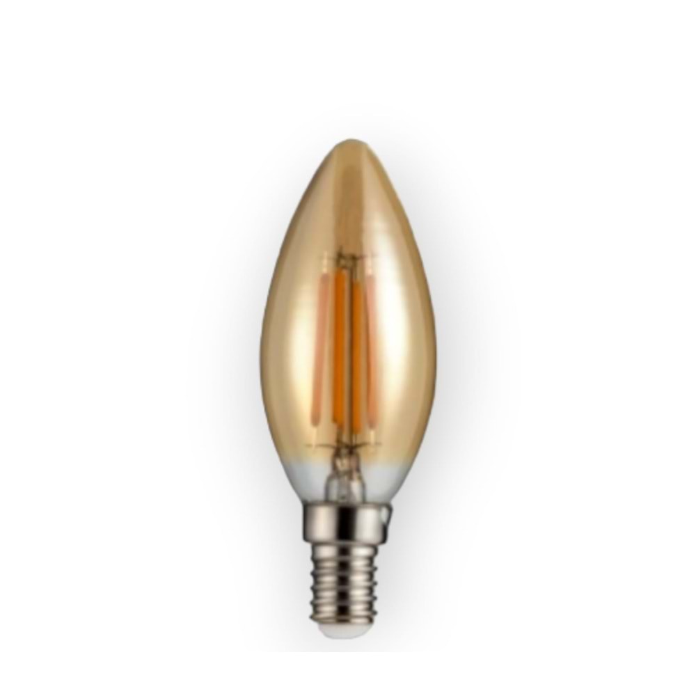 NOAS YL92-1010 4W 1800K E14 DUY C35 RUSTİK AMPUL