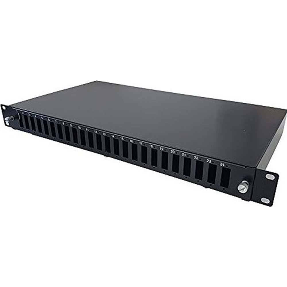 PPR24PSCDX 24 PORT SC DX FİBER PATCH PANEL (RACK TİPİ) BOŞ