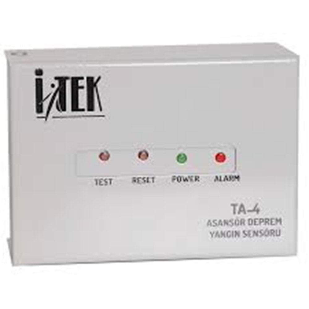 İTEK TA-4 ASANSÖR DEPREM YANGIN SENSÖRÜ- TAMMY-4 DEPREM CİHAZI