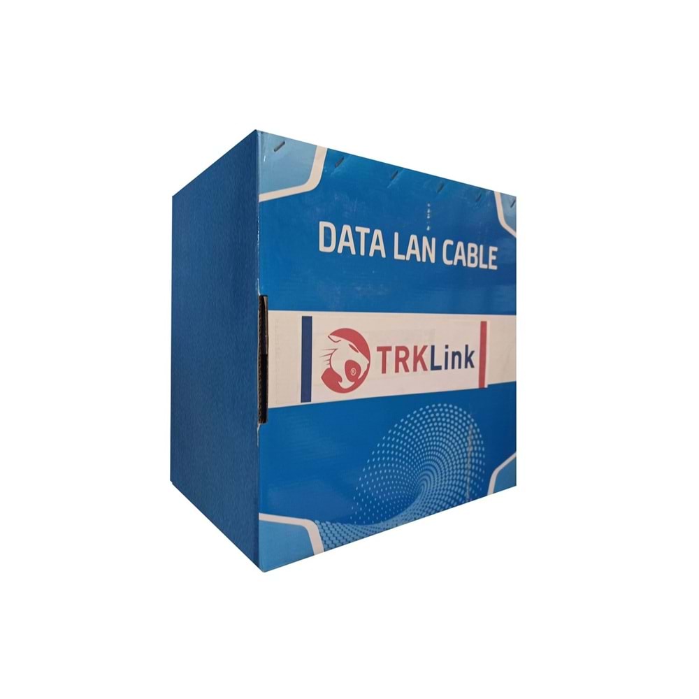 TRKLİNK CAT6 4X2X23AWG U/UTP PE CCA KABLO 305 MT KUTU-SİYAH(OUTDOOR)