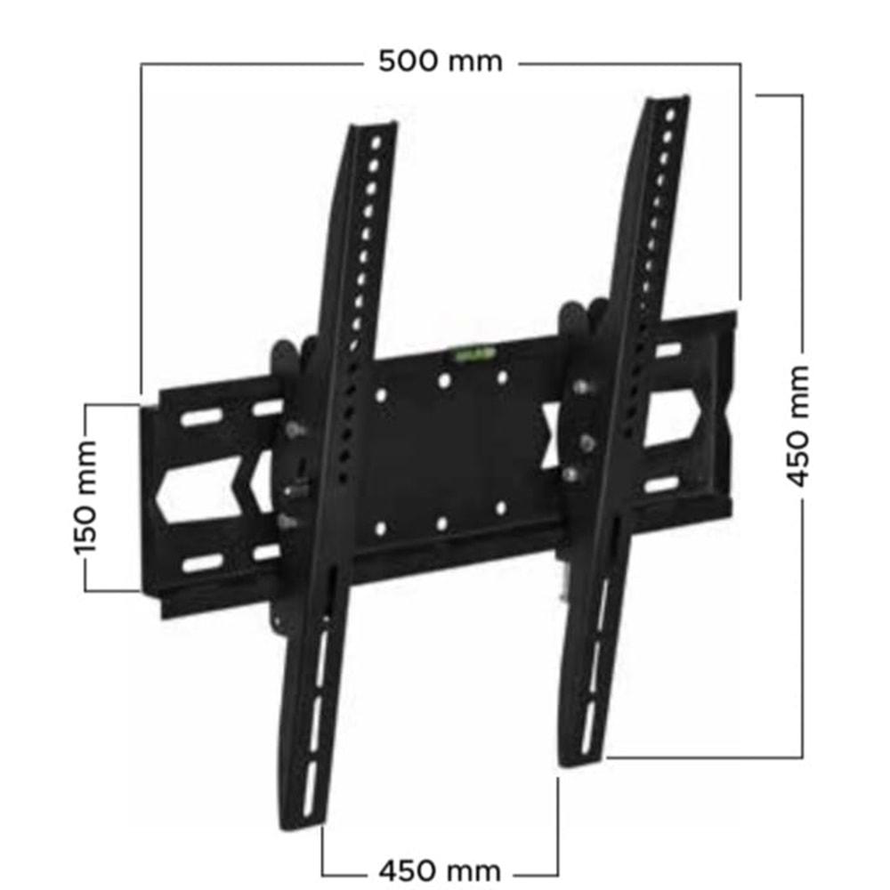VT 65 SA AÇILI 27''-65'' LCD/LED TV KİLİTLİ DUVAR ASKI APARATI