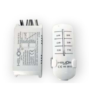 HELIOS HS 3610 6 KANALLI 6X1000W AVİZE KUMANDASI