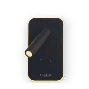 HELIOS HS 5823 15W 4000K SİYAH KASA LED DUVAR AYDINLATMA