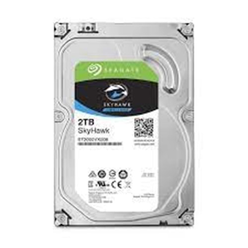 2TB 3.5SEAGATE SKYHAWK 5900RPM 256MB ST2000VX015 7/24(3YIL GARANTİ)