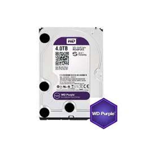 4TB 3.5WD SATA 64MB PURPLE WD40PURZ 7/24(3YIL GARANTİ)