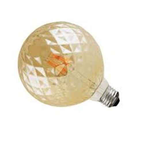 ACK 4W 2200K E27 G125 RUSTİK LED AMPUL AB58-00420