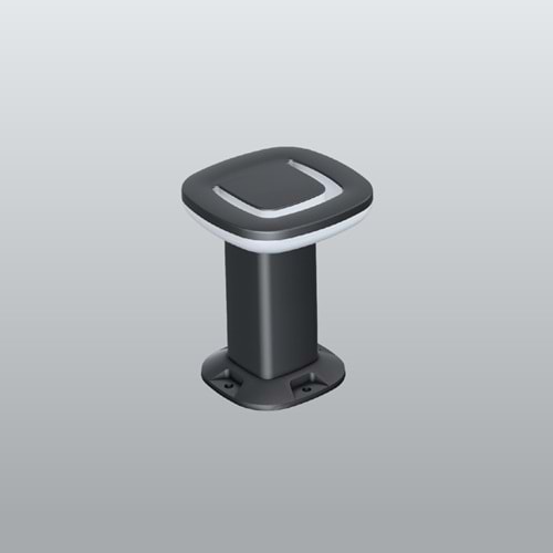 ACK AG44-03302 12W-200MM 3000K FÜME LED BAHÇE ARMATÜR