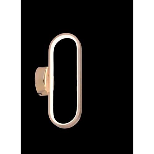 ACR-AP-01-FGD 25W GOLD KAPLAMA 3 RENKLİ DEKORATİF DUVAR APLİK