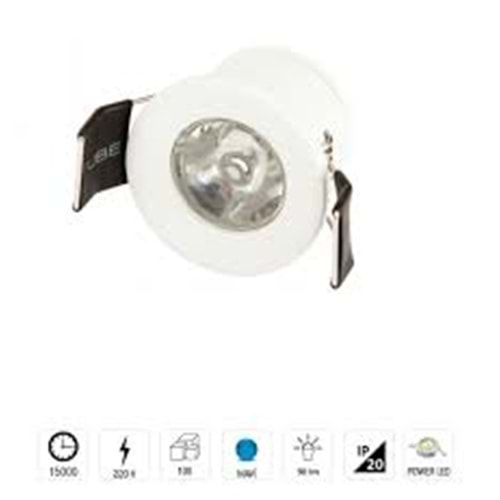 CATA 1,5W POWER LED YILDIZ SPOT MAVİ IŞIK CT-5270M