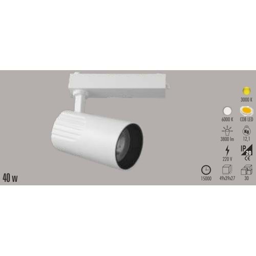 CT-5368 B VERONA 40W 3000K RAY SPOT