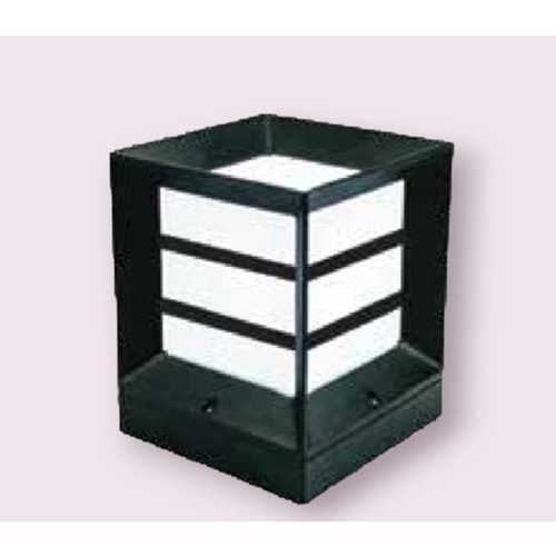 ERKLED ERK2870 E27 DUYLU SET ÜSTÜ BAHÇE ARMATÜRÜ KARE