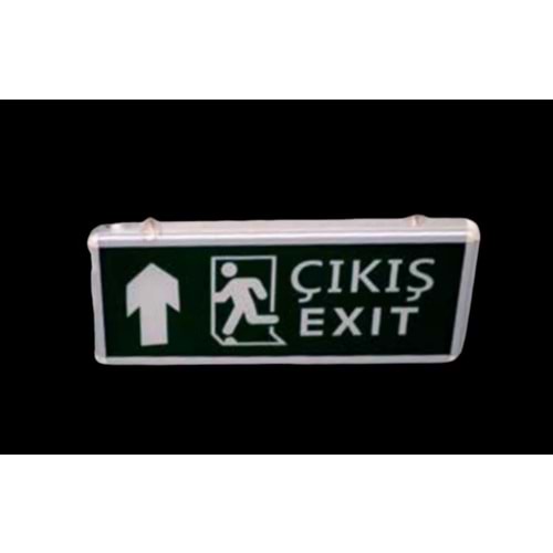 ERKLED ERK6005 3W 3 SAAT KİTLİ ÇİFT TARAFLI EXIT ÇIKIŞ