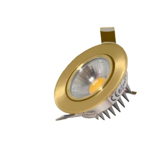 HELIOS HS 1202 5W GOLD KASA 3200K SIVA ALTI LED SPOT