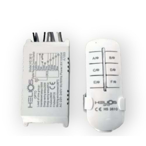 HELIOS HS 3610 6 KANALLI 6X1000W AVİZE KUMANDASI