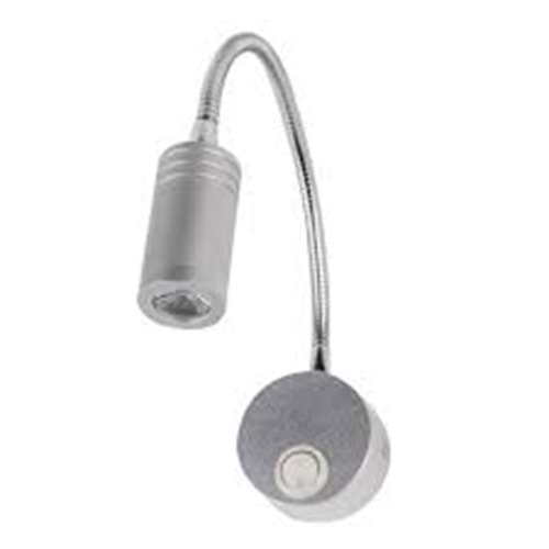 HOROZ TURNA 040-007-0003 3W GÜMÜŞ RENK 4200K LED OKUMA LAMBALARI