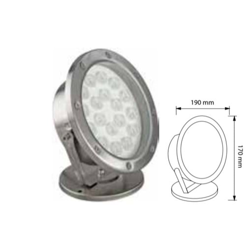 INOLED 5282-03 18W 4000K 2520LM HAVUZ LED ARMATÜRÜ