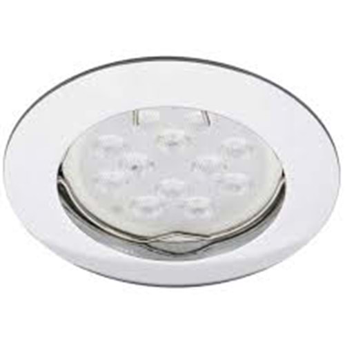 JUPİTER JH509 SABİT SPOT GU5.3 KROM SIVA ALTI ( AMPUL DAHİL DEĞİLDİR)